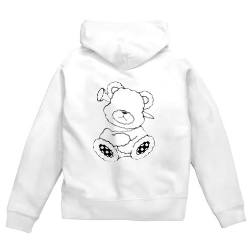 クマ刺し Zip Hoodie