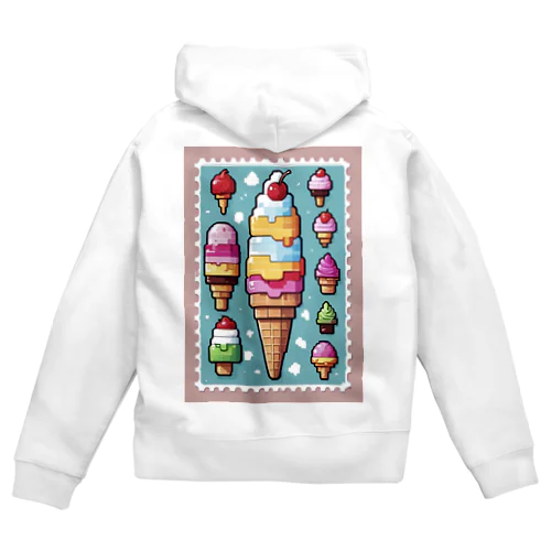 ソフトクリーム🍦@姪ﾁｬﾝ Zip Hoodie