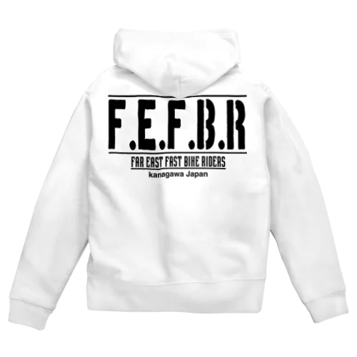 F.E.F.B.R ジップパーカー