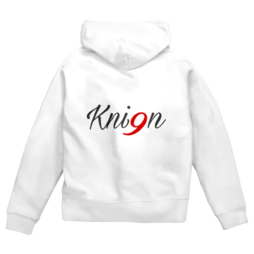 Kni9n (ナイン) シリーズ Zip Hoodie