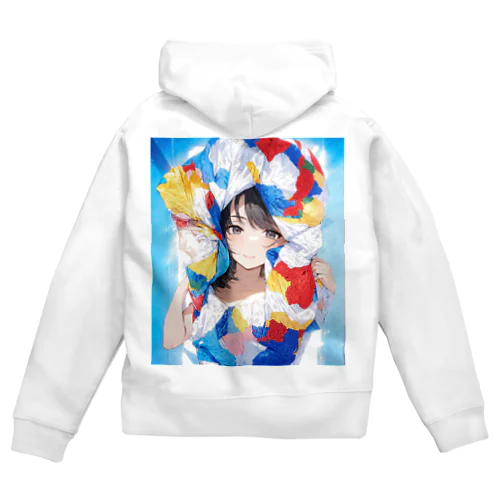 richly color girl 002 Zip Hoodie