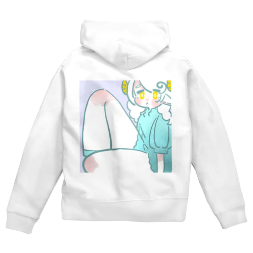 ひつじちゃん Zip Hoodie