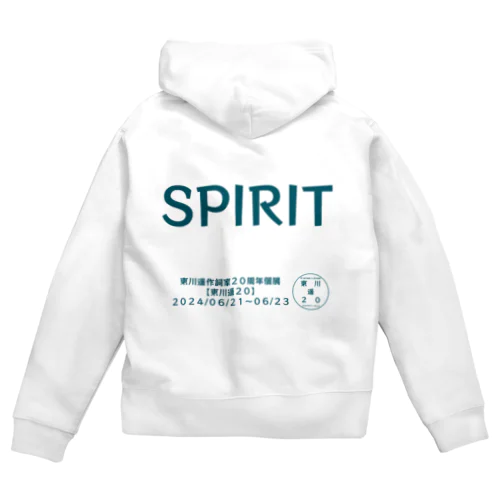 東川遥２０公式グッズ_SPIRIT TITLE Zip Hoodie