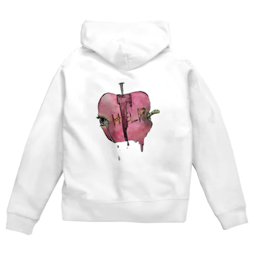 HELP Zip Hoodie