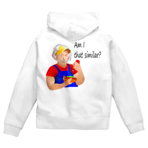 Am I That Similar?(black) Zip Hoodie