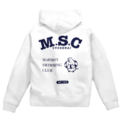 マーモット・スイミング・クラブ Zip Hoodie
