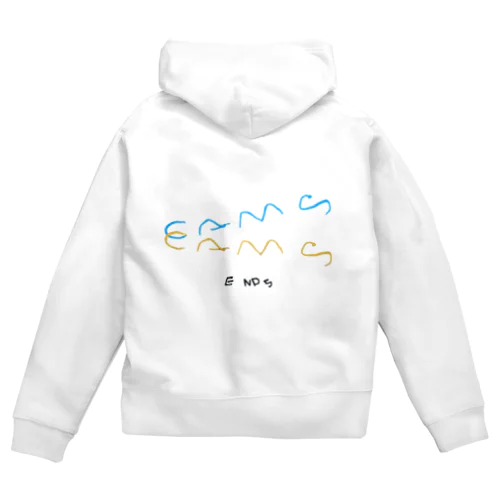 cams ends Zip Hoodie