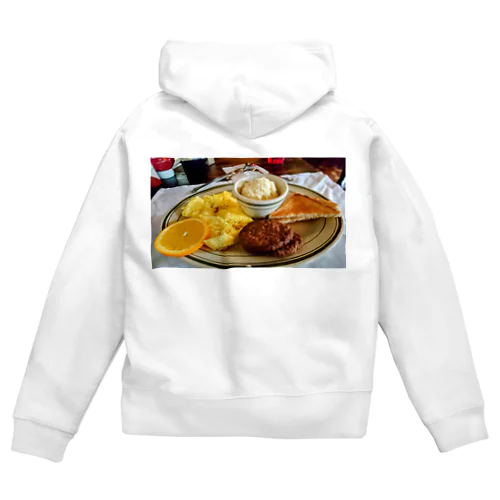 First time【ニューオーリンズで初めての食事】 Zip Hoodie
