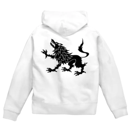 猛獣 Zip Hoodie