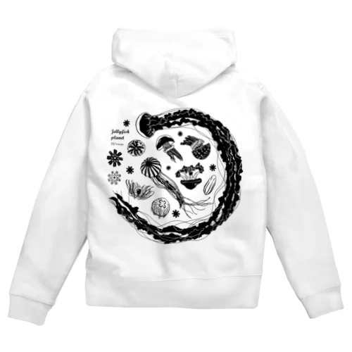 Jellyfish planet（クラゲの惑星） Zip Hoodie