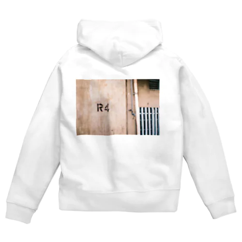 壁 Zip Hoodie