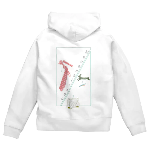 ワークアイテム Zip Hoodie