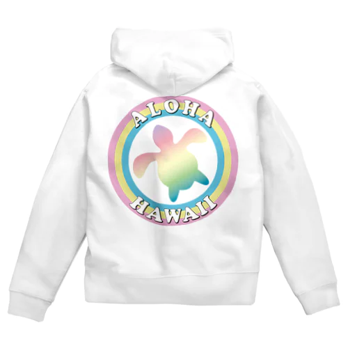 Rainbow Honu Zip Hoodie