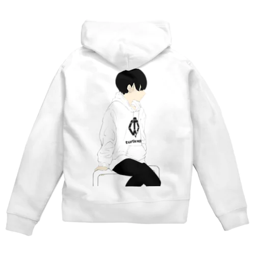 TWsパーカーの女の子 Zip Hoodie