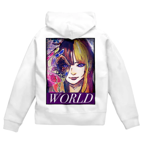 PURPLEWORLD Zip Hoodie