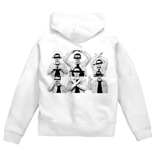 xoxoxo(foreign people) Zip Hoodie