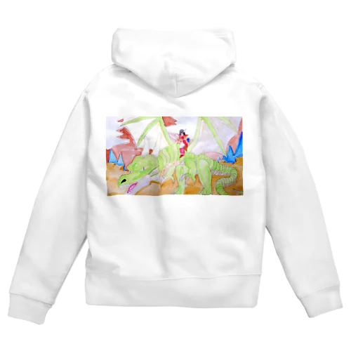 ドラゴンライダー Zip Hoodie