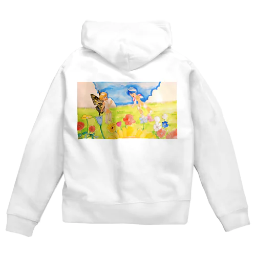 花畑の邂逅 Zip Hoodie