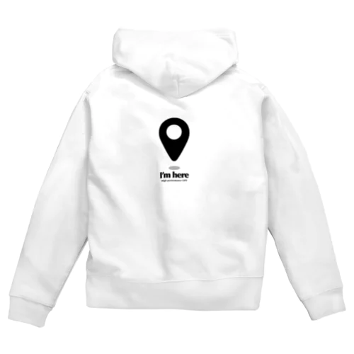 最も正確なGPS Zip Hoodie