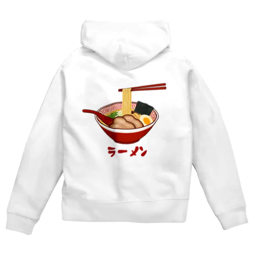 ラーメン Zip Hoodie