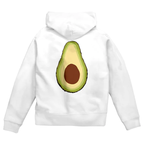 Avocado Zip Hoodie