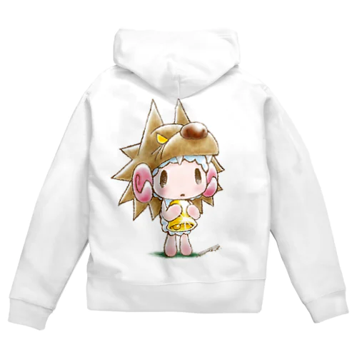 【各20点限定】がおくんのかわをかぶっためぇめぇさん(＃1) Zip Hoodie