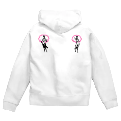 コンコンコン金剛力士像 Zip Hoodie