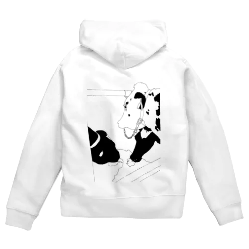 盗み食い Zip Hoodie