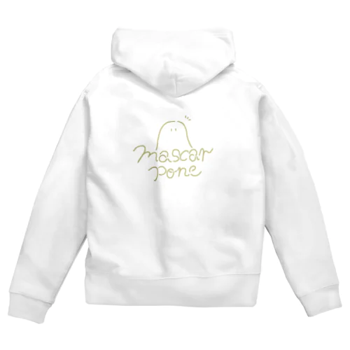 おばけのマスカルポーネくん2 Zip Hoodie