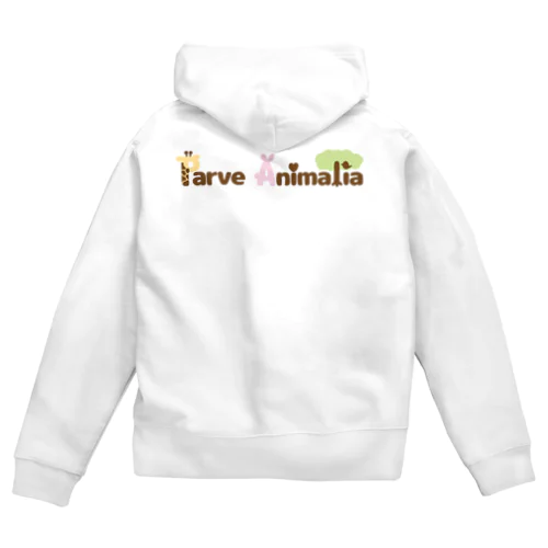 Parve Animalia Zip Hoodie