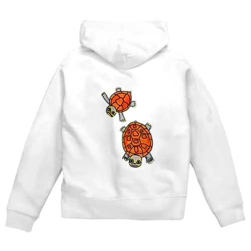 子亀のミシニ Zip Hoodie