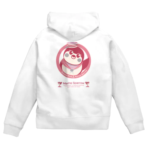 マリーナすぱろう Zip Hoodie