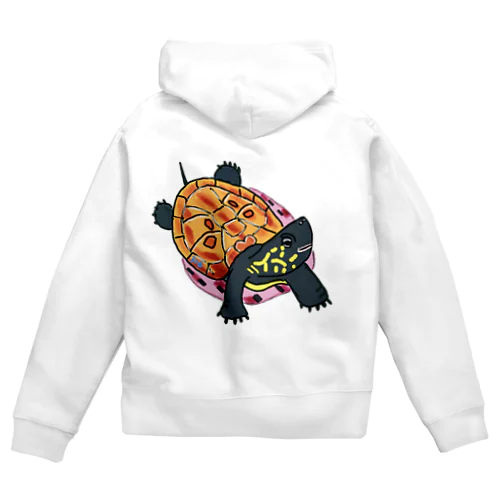 子亀のクサガメ Zip Hoodie