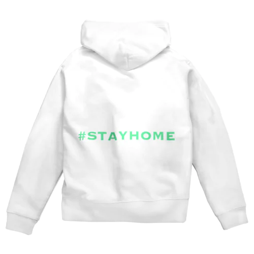 #STAYHOME ジップパーカー