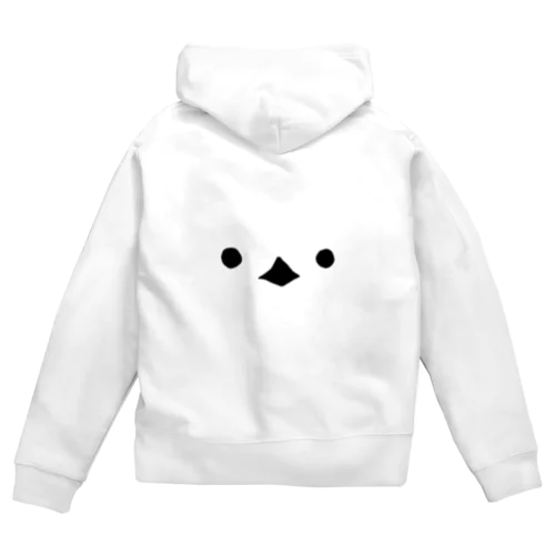 シマエナガグッズ Zip Hoodie