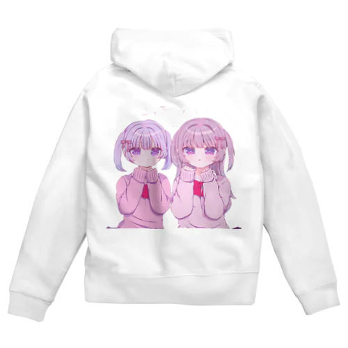 振りむいて欲しいおんなのこ🎀🎀 Zip Hoodie