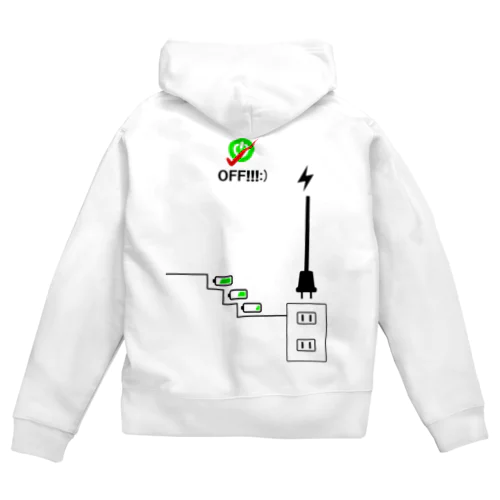 OFF!!! Zip Hoodie