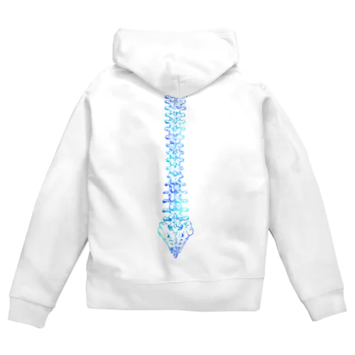 脊柱 Zip Hoodie