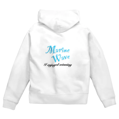 Marine☆Wave(2カラー) Zip Hoodie