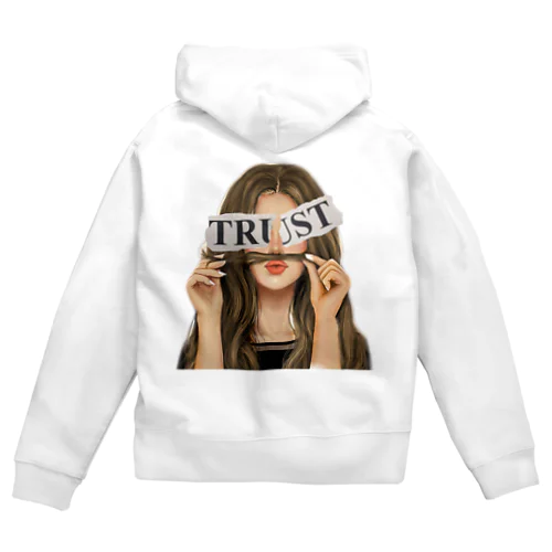 真実とは。 Zip Hoodie