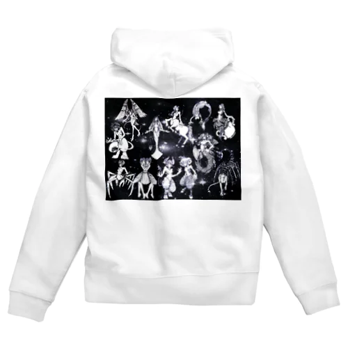 十二星座 Zip Hoodie