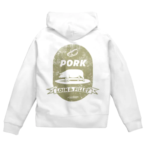 ポーク（A） Zip Hoodie