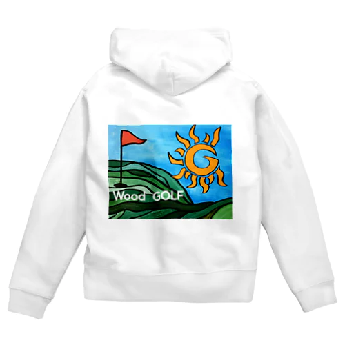  GOLF woodgolf Zip Hoodie