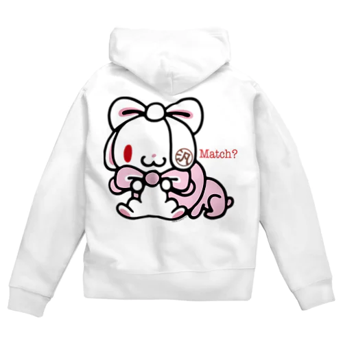 【各20点限定】汎用うさぎ(#2) Zip Hoodie