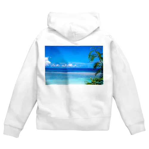 Healing Blue Zip Hoodie