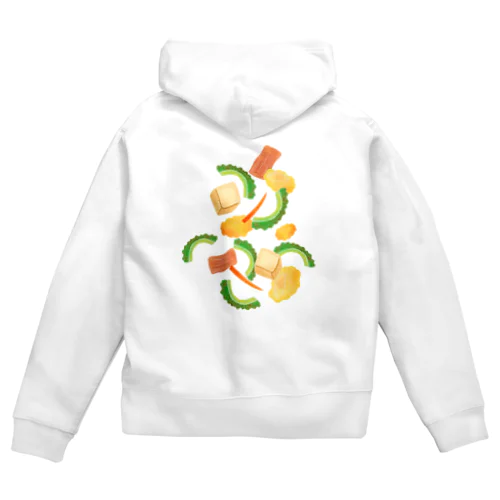 ごーやちゃんぷるー Zip Hoodie