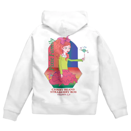 pixie family1 Zip Hoodie