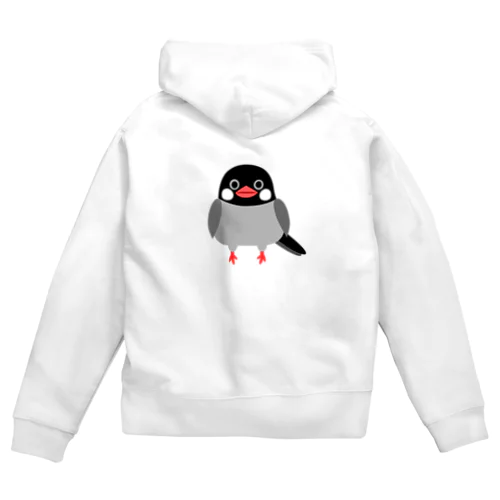 文鳥 Zip Hoodie