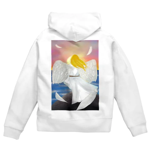 落陽天使 Zip Hoodie