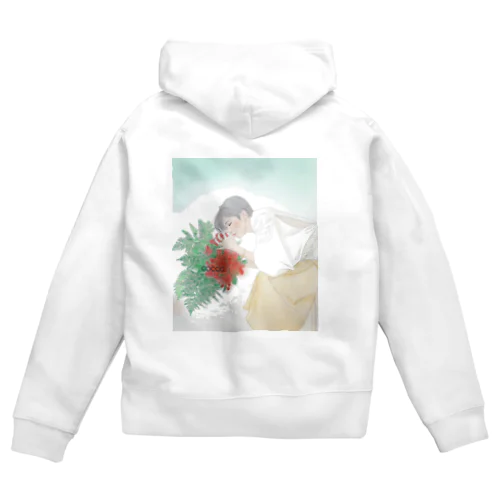 ダンサーシリーズ　1 「花の香り」 Zip Hoodie